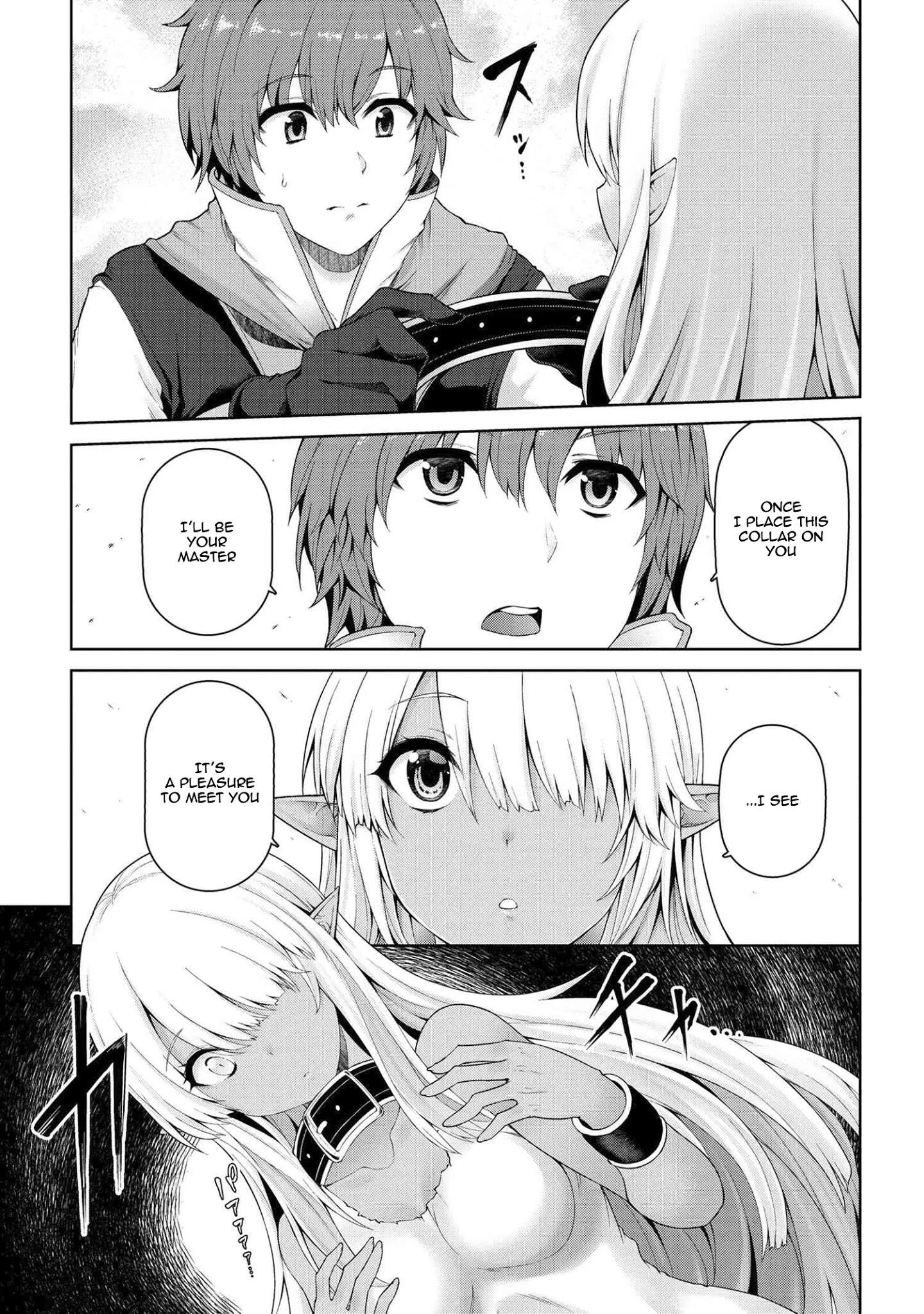 Ie ga Moete Jinsei Dou Demo Yoku Natta kara, Nokotta Nakenashi no Kin de Dark Elf no Dorei o Katta Chapter 1 - Page 31