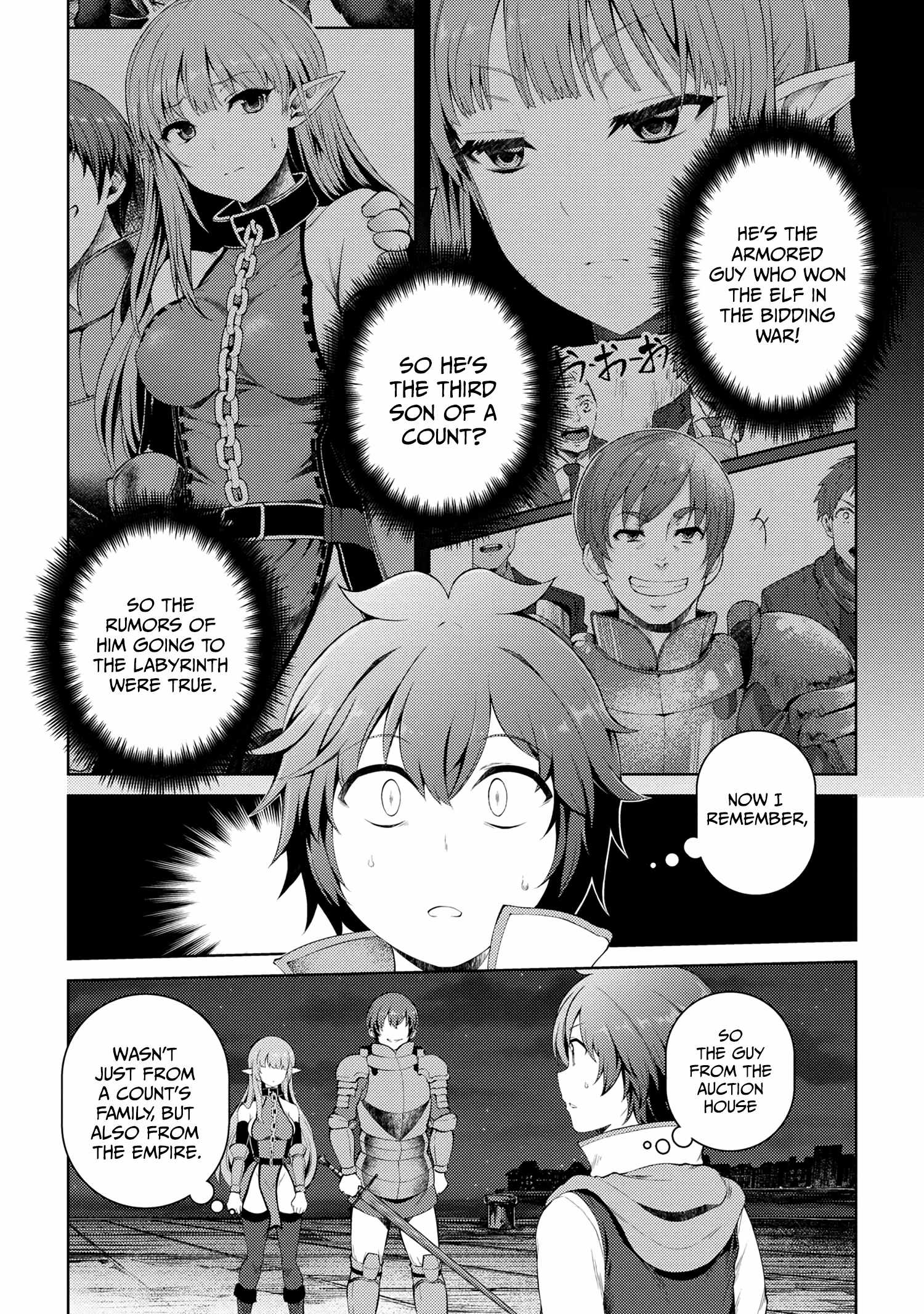 Ie ga Moete Jinsei Dou Demo Yoku Natta kara, Nokotta Nakenashi no Kin de Dark Elf no Dorei o Katta Chapter 14.1 - Page 10