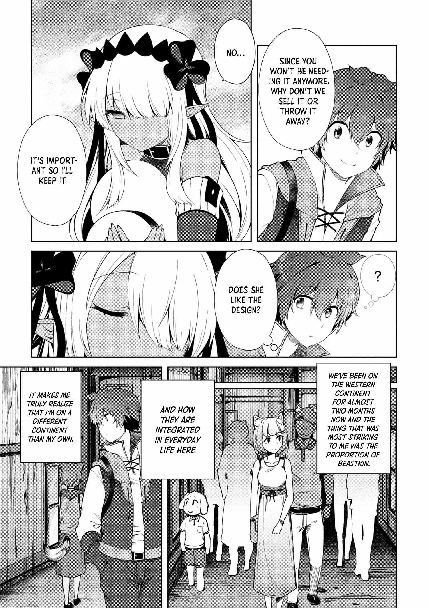 Ie ga Moete Jinsei Dou Demo Yoku Natta kara, Nokotta Nakenashi no Kin de Dark Elf no Dorei o Katta Chapter 18.2 - Page 3