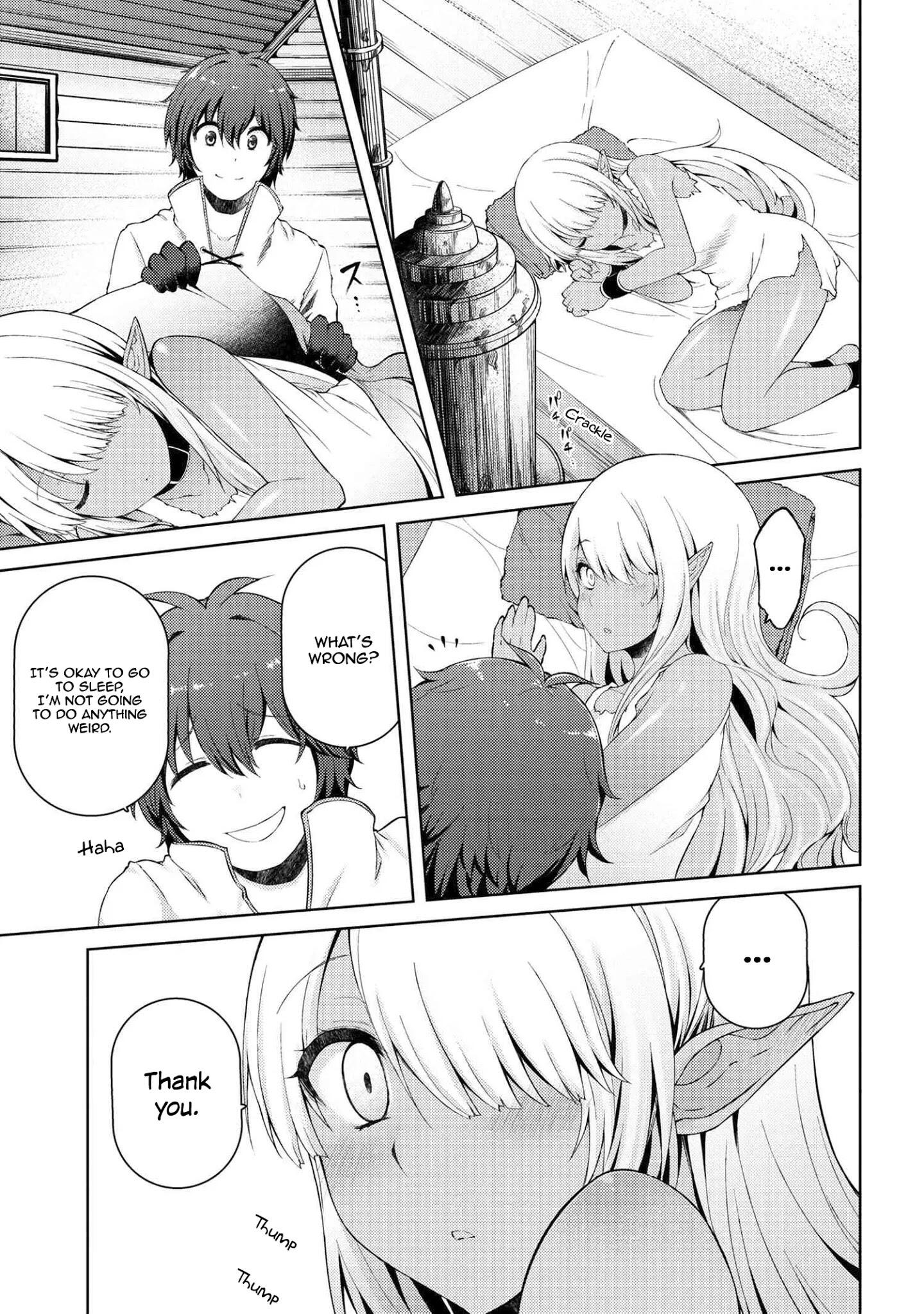 Ie ga Moete Jinsei Dou Demo Yoku Natta kara, Nokotta Nakenashi no Kin de Dark Elf no Dorei o Katta Chapter 2.1 - Page 14