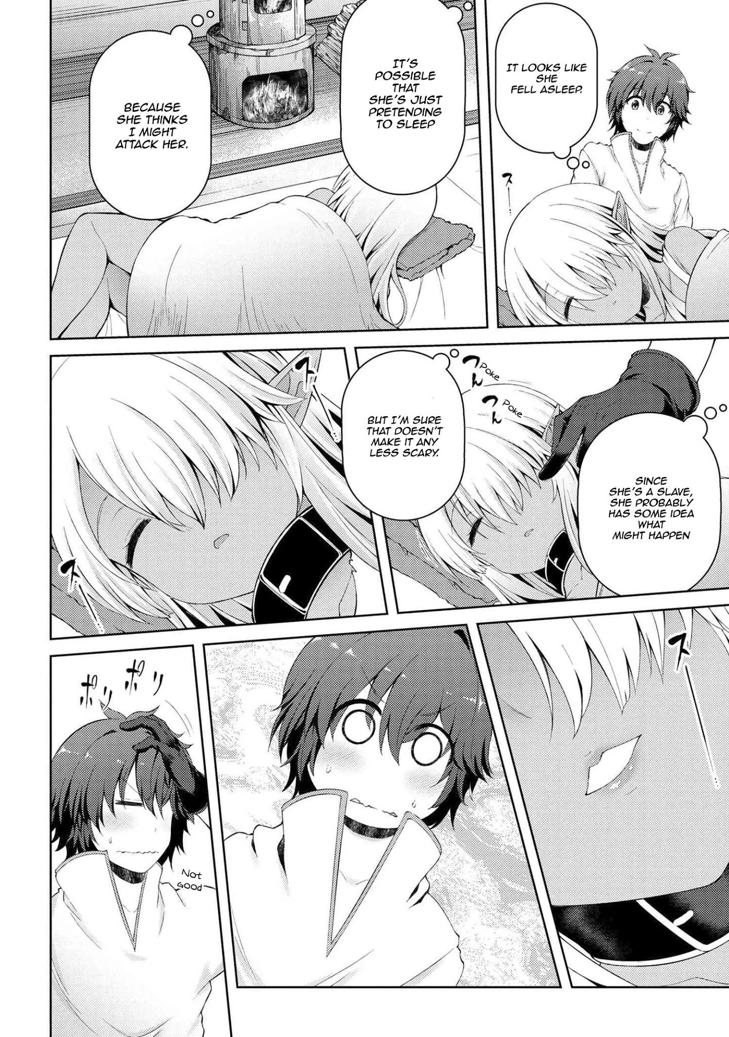 Ie ga Moete Jinsei Dou Demo Yoku Natta kara, Nokotta Nakenashi no Kin de Dark Elf no Dorei o Katta Chapter 2.1 - Page 15