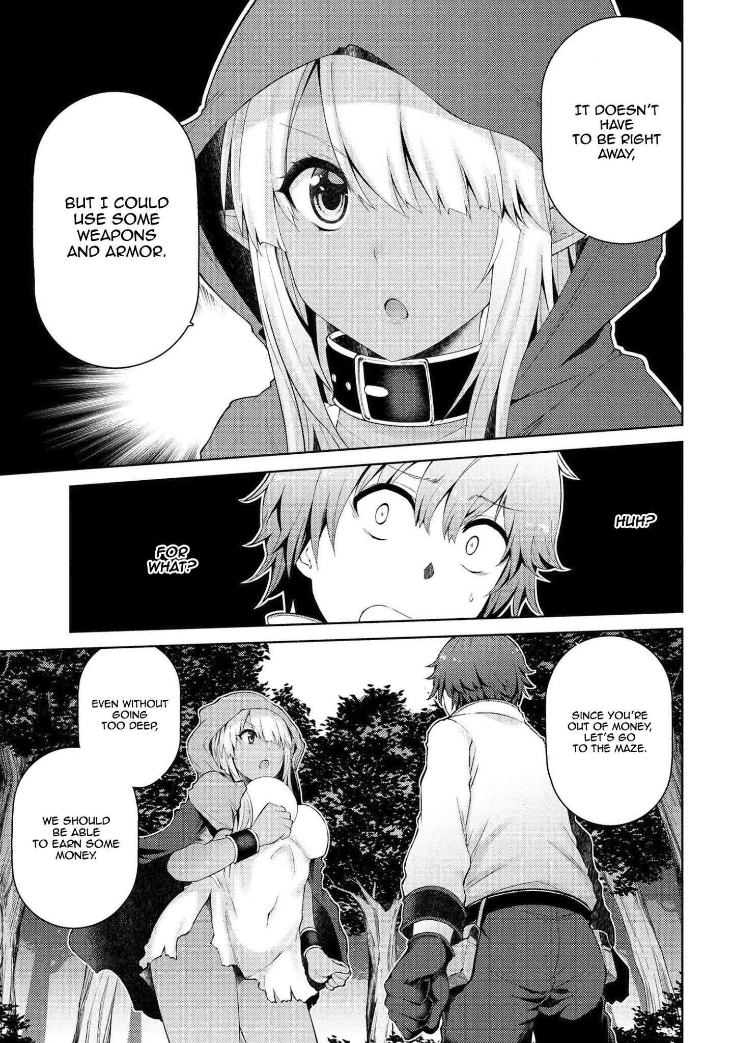 Ie ga Moete Jinsei Dou Demo Yoku Natta kara, Nokotta Nakenashi no Kin de Dark Elf no Dorei o Katta Chapter 2.1 - Page 8