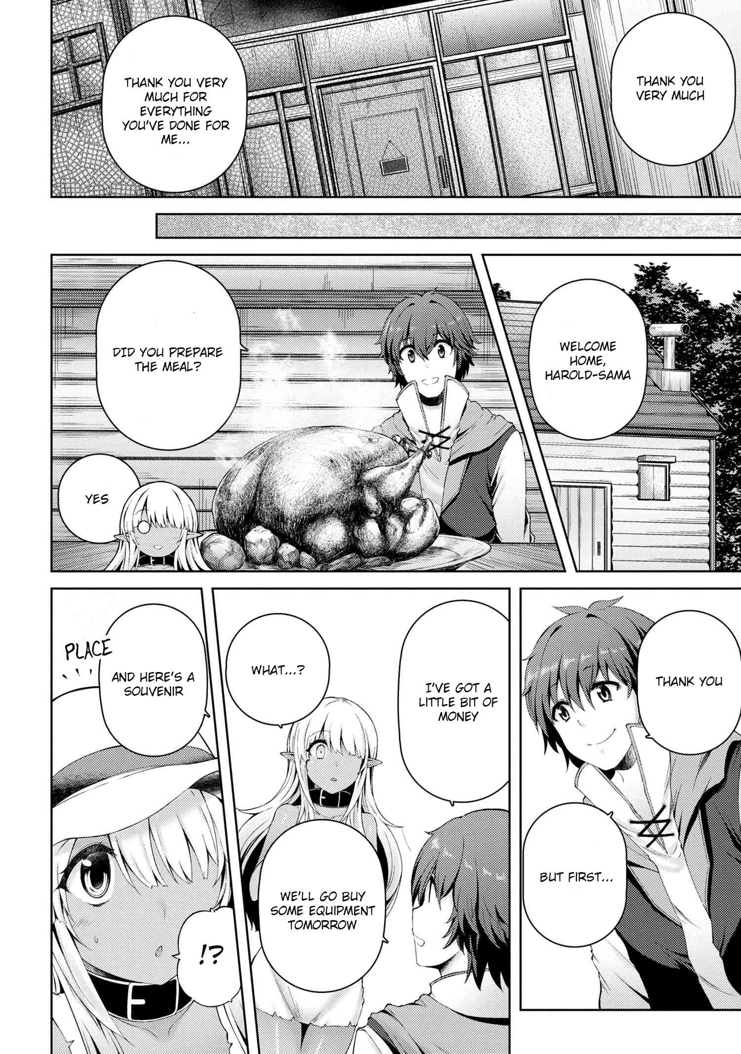Ie ga Moete Jinsei Dou Demo Yoku Natta kara, Nokotta Nakenashi no Kin de Dark Elf no Dorei o Katta Chapter 2.2 - Page 13