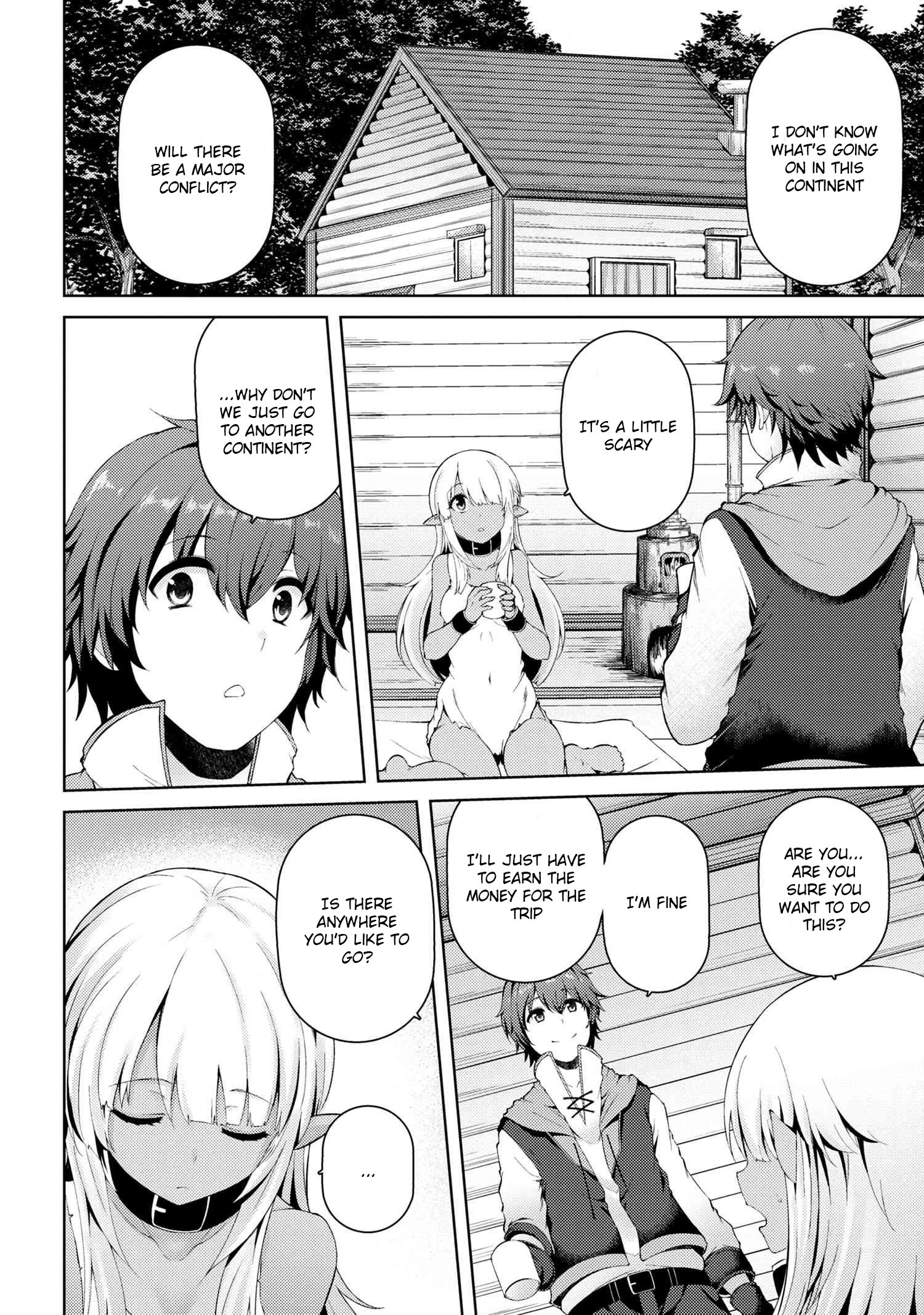 Ie ga Moete Jinsei Dou Demo Yoku Natta kara, Nokotta Nakenashi no Kin de Dark Elf no Dorei o Katta Chapter 2.2 - Page 3