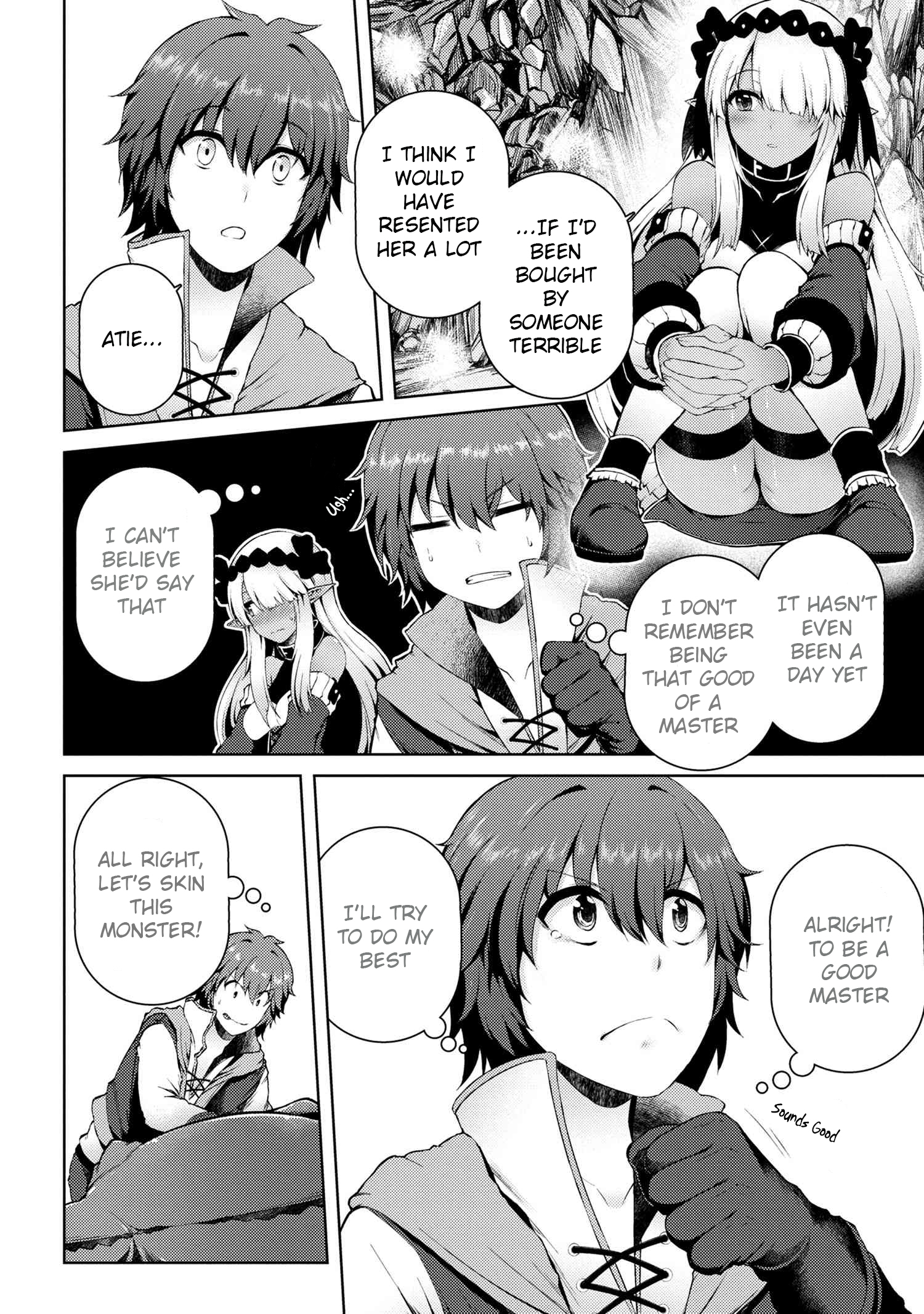 Ie ga Moete Jinsei Dou Demo Yoku Natta kara, Nokotta Nakenashi no Kin de Dark Elf no Dorei o Katta Chapter 4.1 - Page 7
