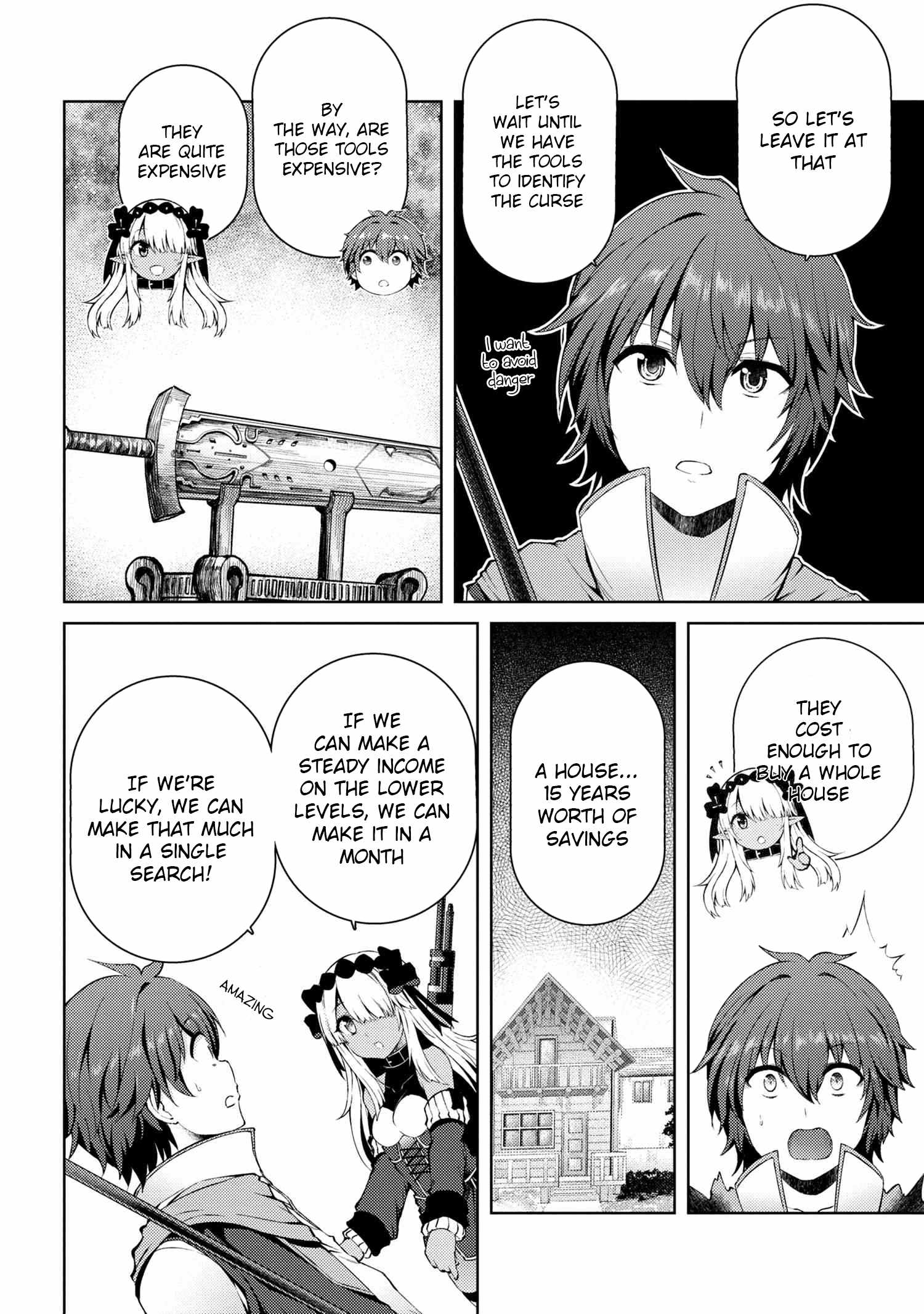 Ie ga Moete Jinsei Dou Demo Yoku Natta kara, Nokotta Nakenashi no Kin de Dark Elf no Dorei o Katta Chapter 4.2 - Page 4