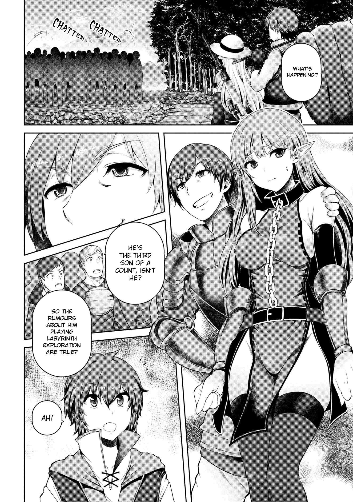 Ie ga Moete Jinsei Dou Demo Yoku Natta kara, Nokotta Nakenashi no Kin de Dark Elf no Dorei o Katta Chapter 4.2 - Page 6