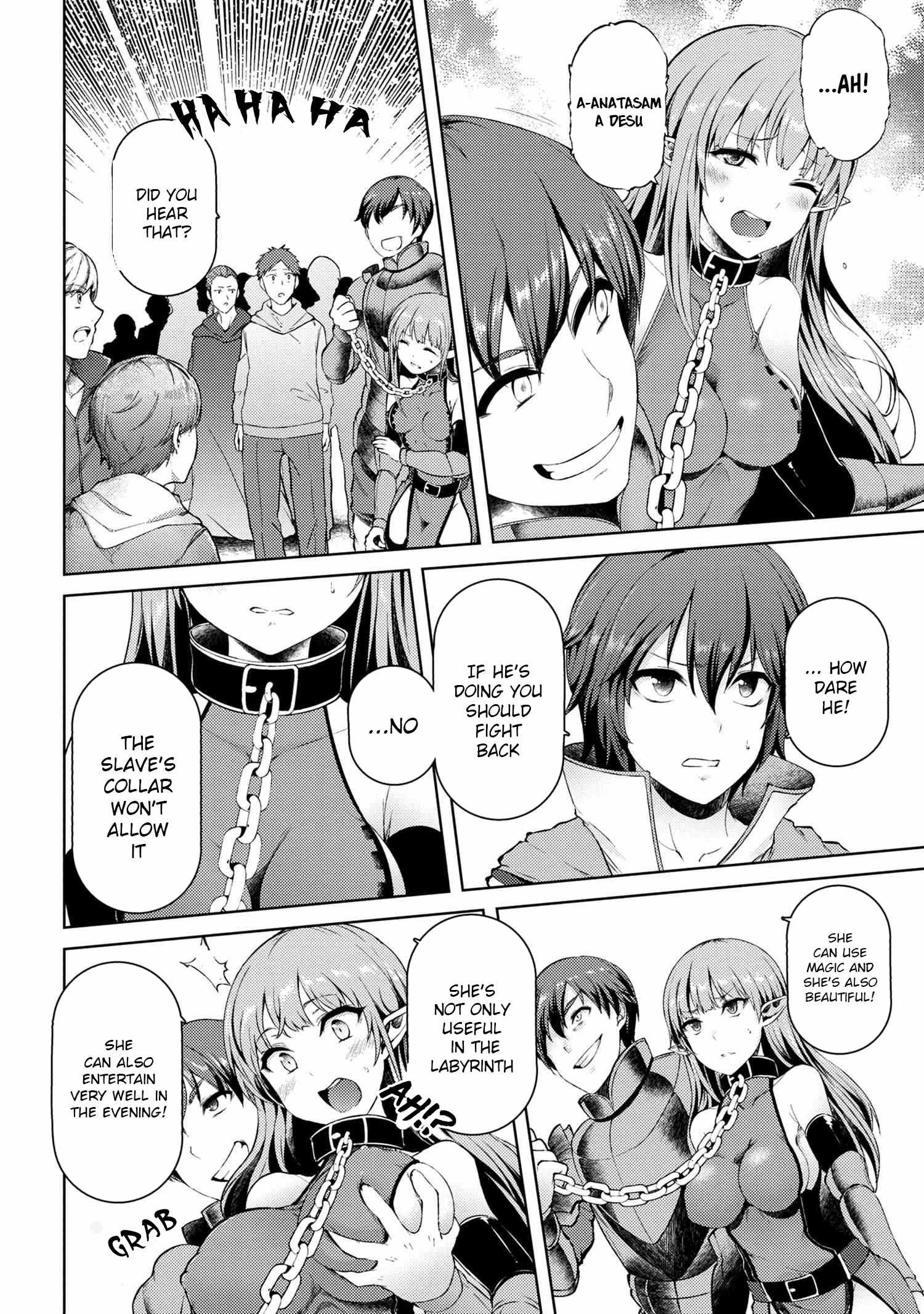 Ie ga Moete Jinsei Dou Demo Yoku Natta kara, Nokotta Nakenashi no Kin de Dark Elf no Dorei o Katta Chapter 4.2 - Page 8