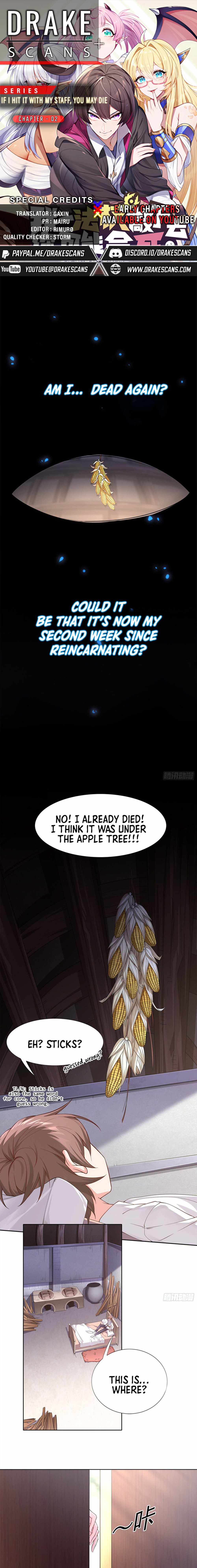 If I Hit It With My Staff, You May Die Chapter 2 - Page 1