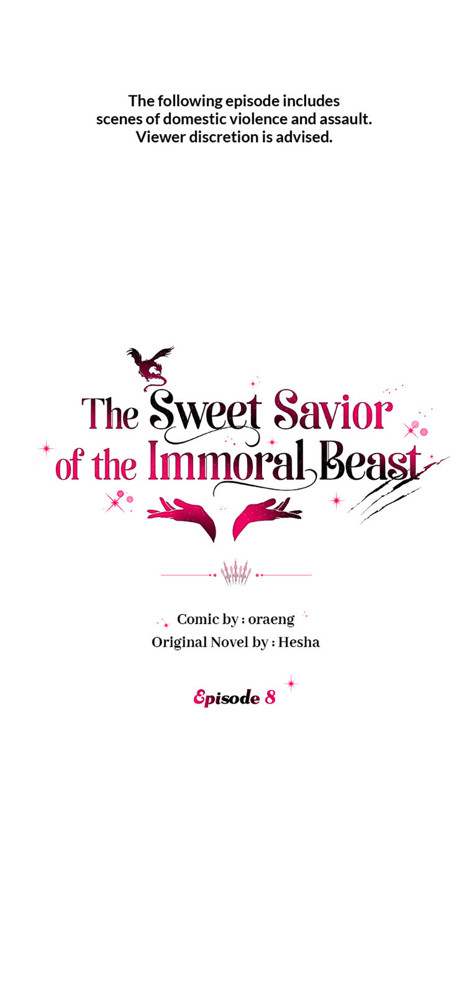 If You Save an Immoral Beast Chapter 8 - Page 1