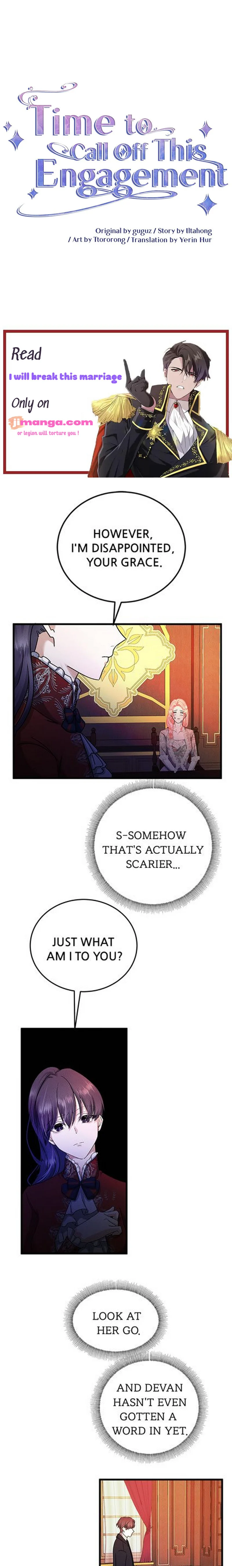 I’ll End This Engagement! Chapter 37 - Page 1