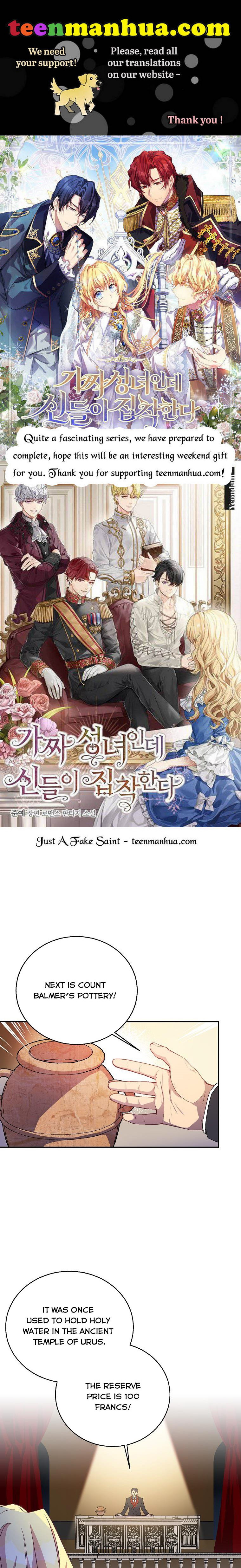 I’m a Fake Saintess but the Gods Are Obsessed Chapter 11 - Page 0
