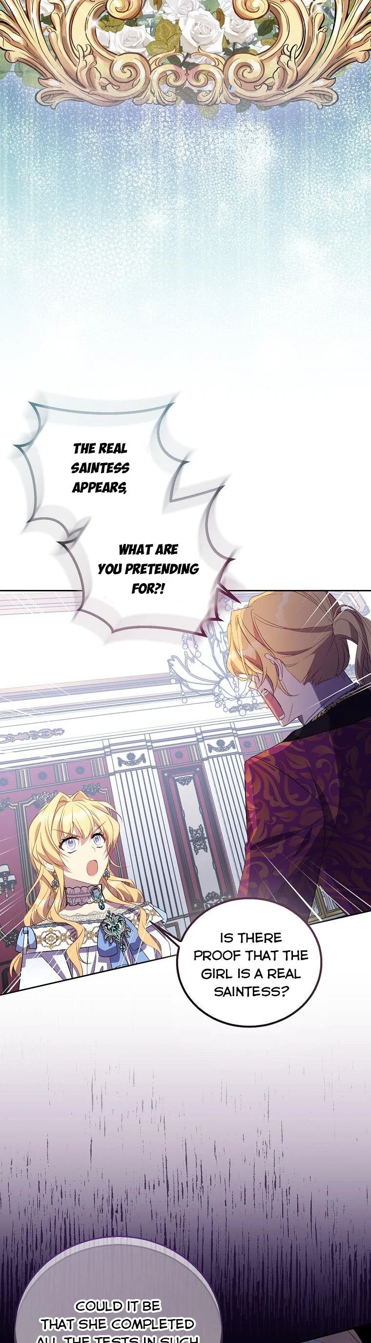 I’m a Fake Saintess but the Gods Are Obsessed Chapter 34 - Page 1