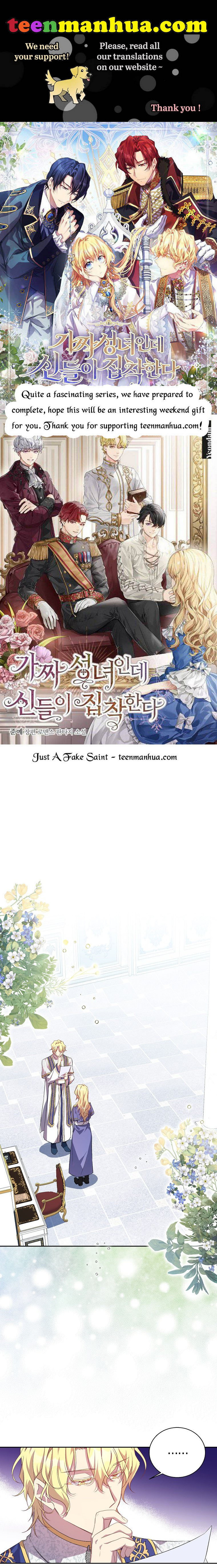 I’m a Fake Saintess but the Gods Are Obsessed Chapter 7 - Page 0