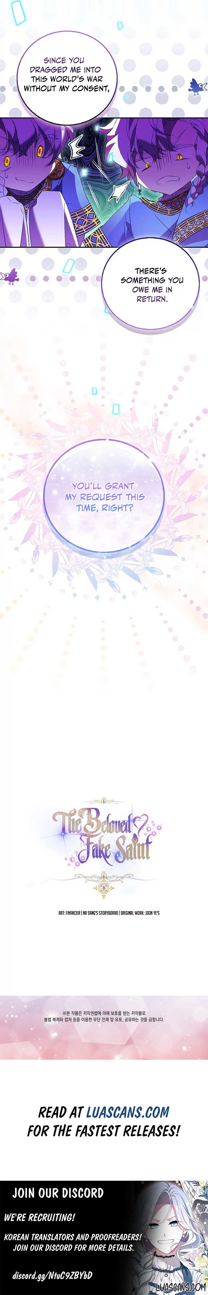 I’m a Fake Saintess but the Gods Are Obsessed Chapter 73 - Page 22