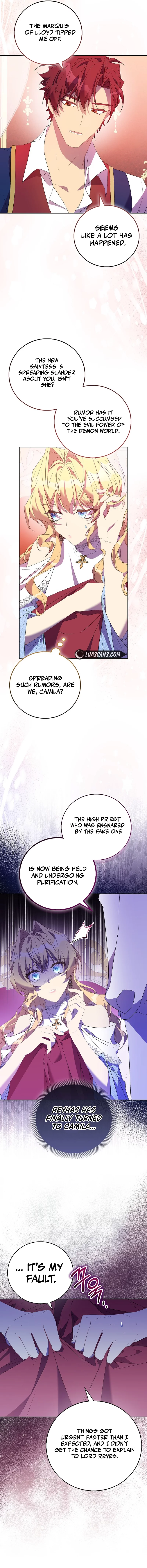 I’m a Fake Saintess but the Gods Are Obsessed Chapter 74 - Page 1
