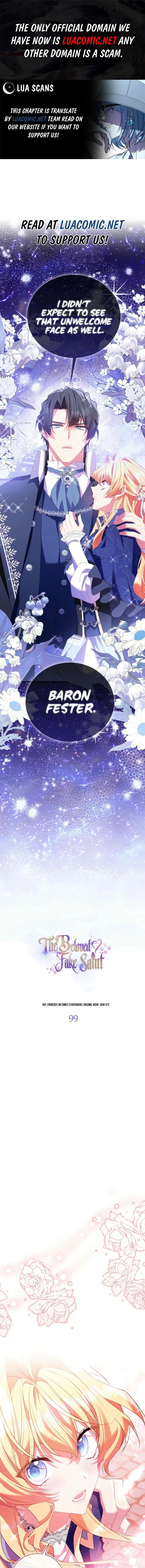 I’m a Fake Saintess but the Gods Are Obsessed Chapter 99 - Page 0