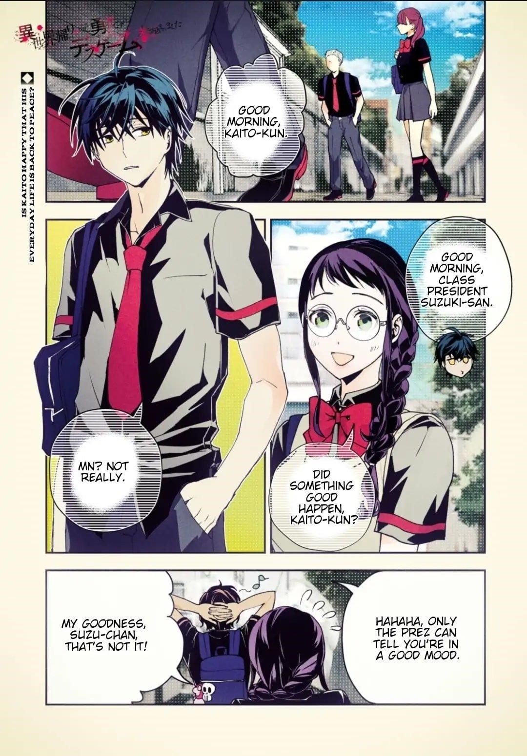 I’m a Former Hero Returning From Another World, But I Was Involved in a Death Game Chapter 17 - Page 1