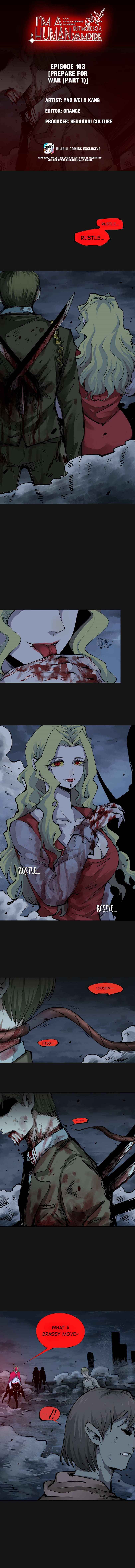 I’m a Human, but More of a Vampire Chapter 103 - Page 1