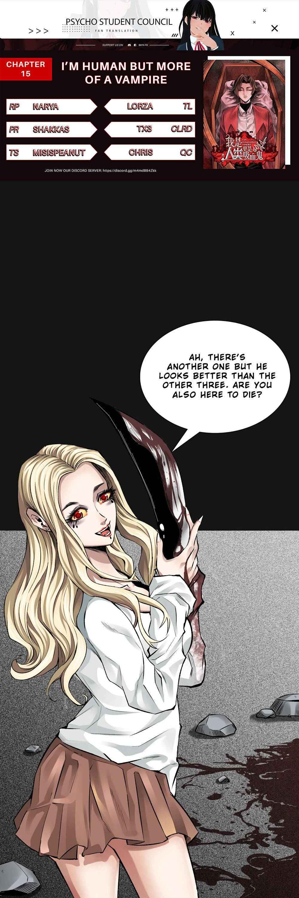 I’m a Human, but More of a Vampire Chapter 15 - Page 1
