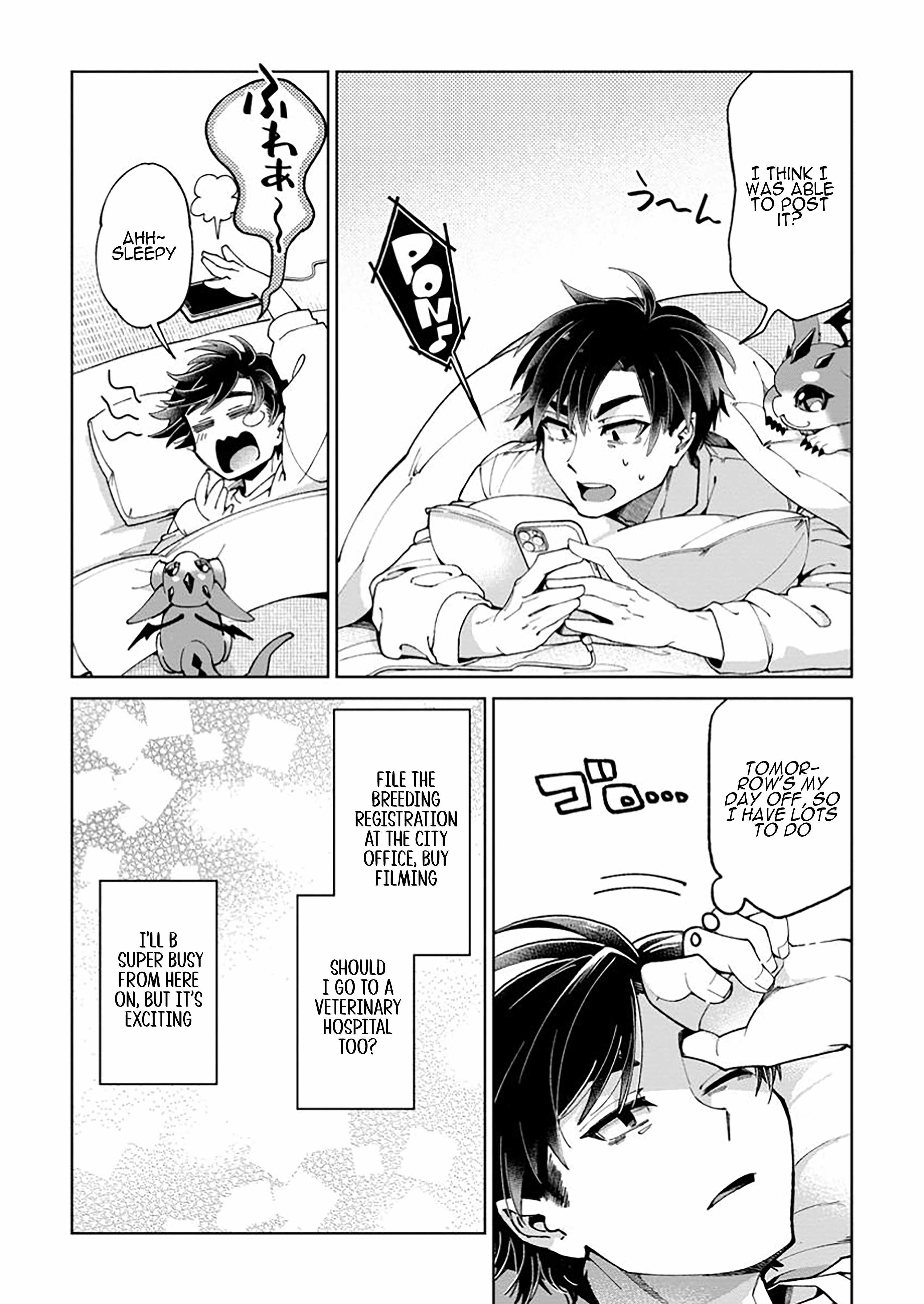 I’m an Overworked Corporate Slave, but After Being Embraced by a Dragon, I Started Streaming My Pet Life With a Tiny Dragon and Monsters on a Farm Chapter 1 - Page 26