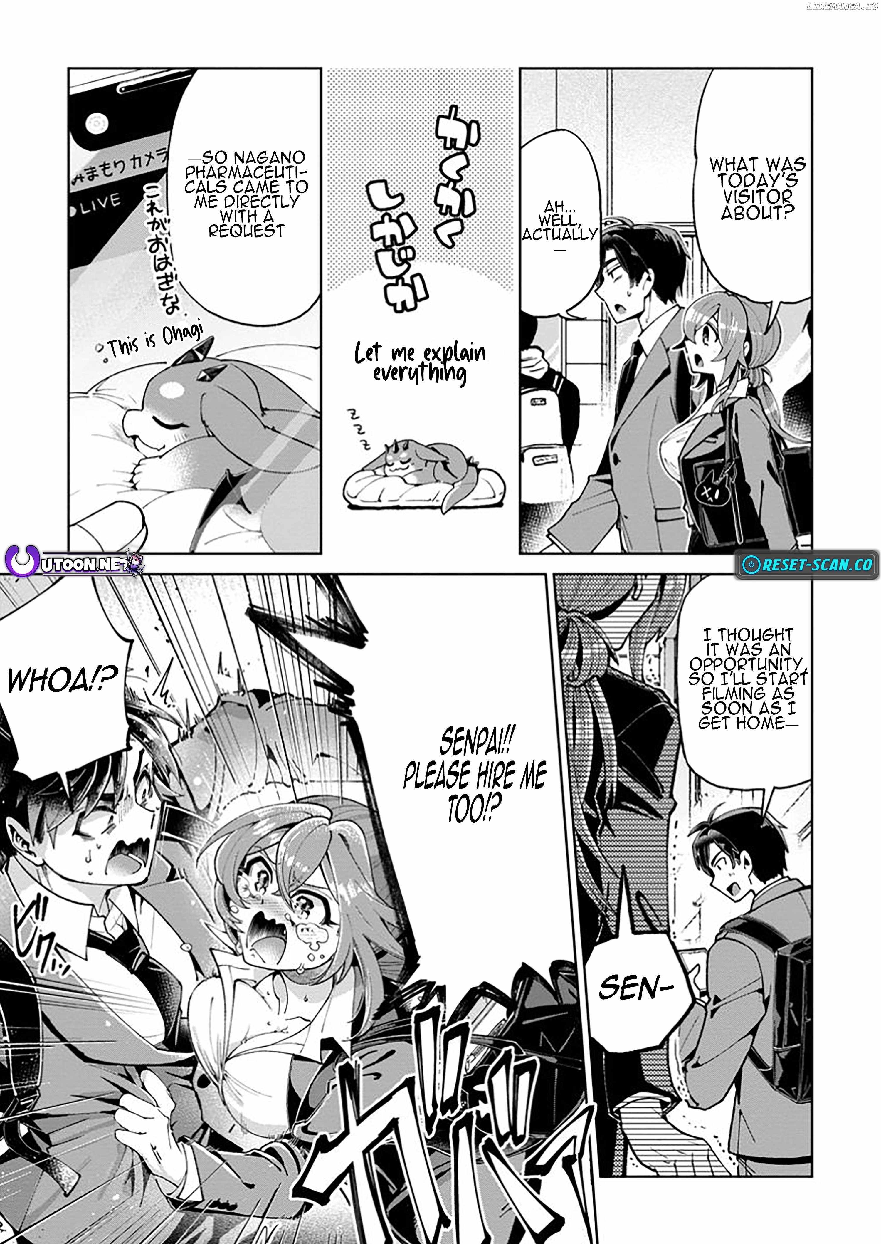 I’m an Overworked Corporate Slave, but After Being Embraced by a Dragon, I Started Streaming My Pet Life With a Tiny Dragon and Monsters on a Farm Chapter 2.2 - Page 1