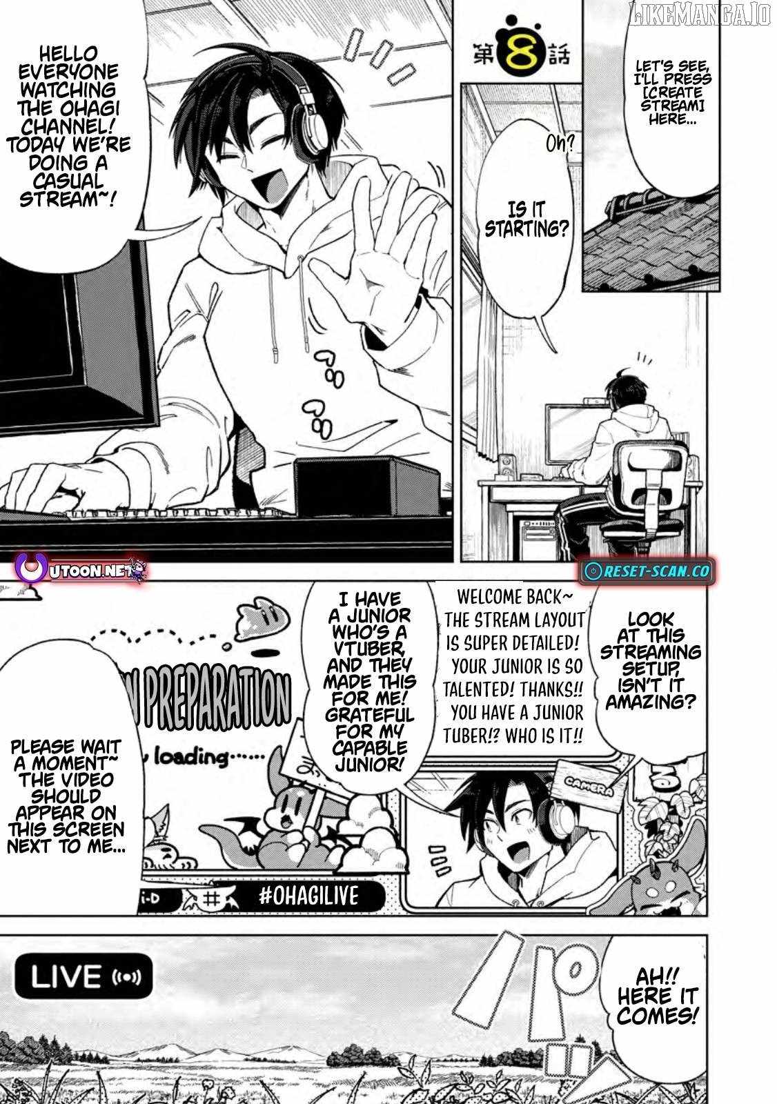 I’m an Overworked Corporate Slave, but After Being Embraced by a Dragon, I Started Streaming My Pet Life With a Tiny Dragon and Monsters on a Farm Chapter 8.1 - Page 2