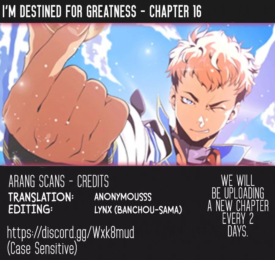 I’m Destined to Greatness! Chapter 16 - Page 0