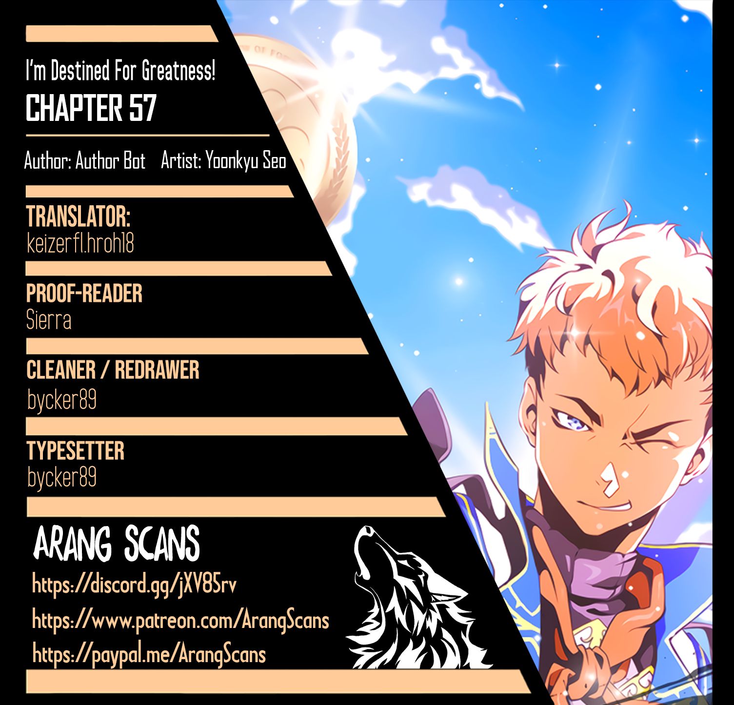 I’m Destined to Greatness! Chapter 57 - Page 0