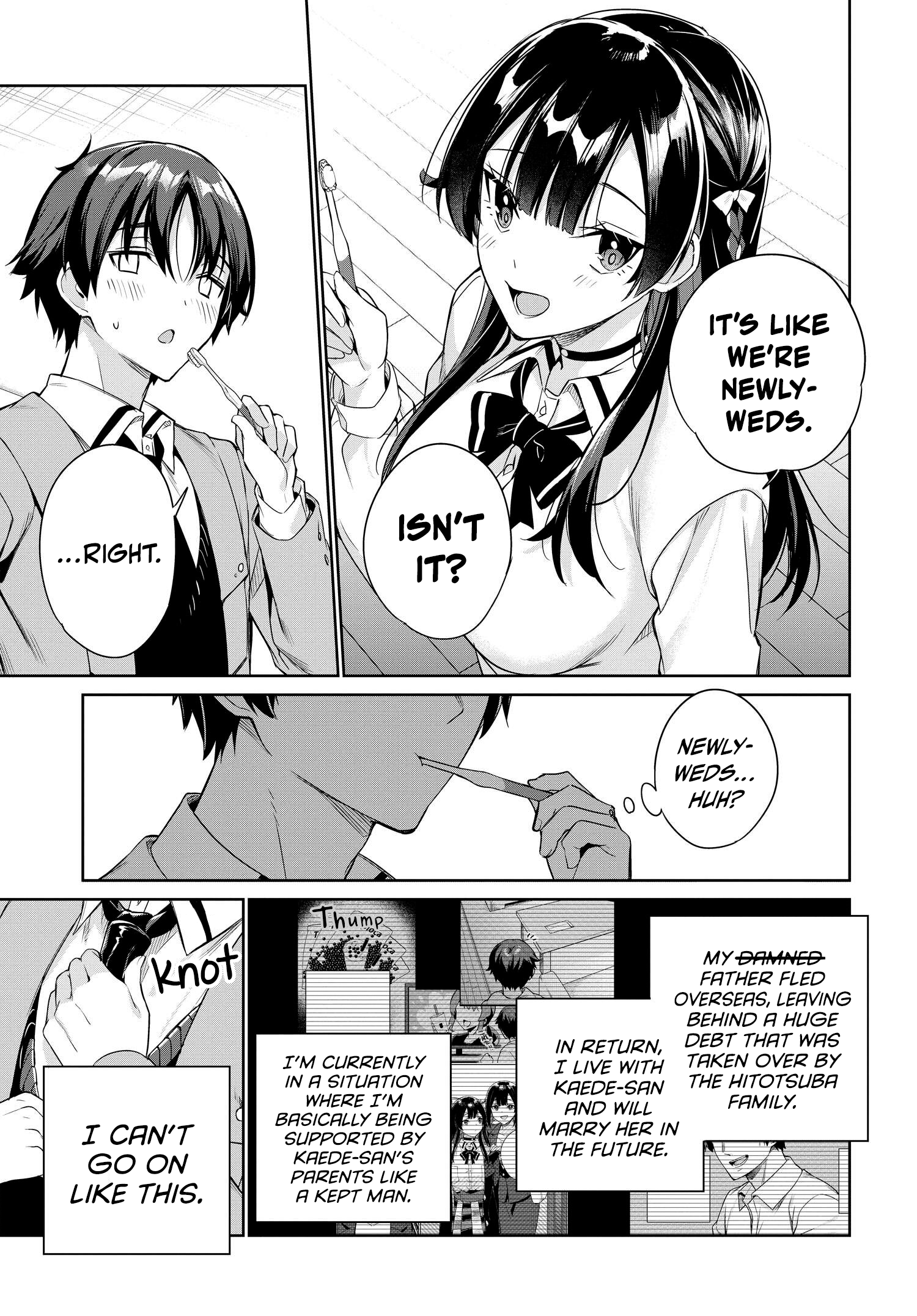 I’m Gonna Live with You Not Because My Parents Left Me Their Debt But Because I Like You Chapter 27 - Page 13