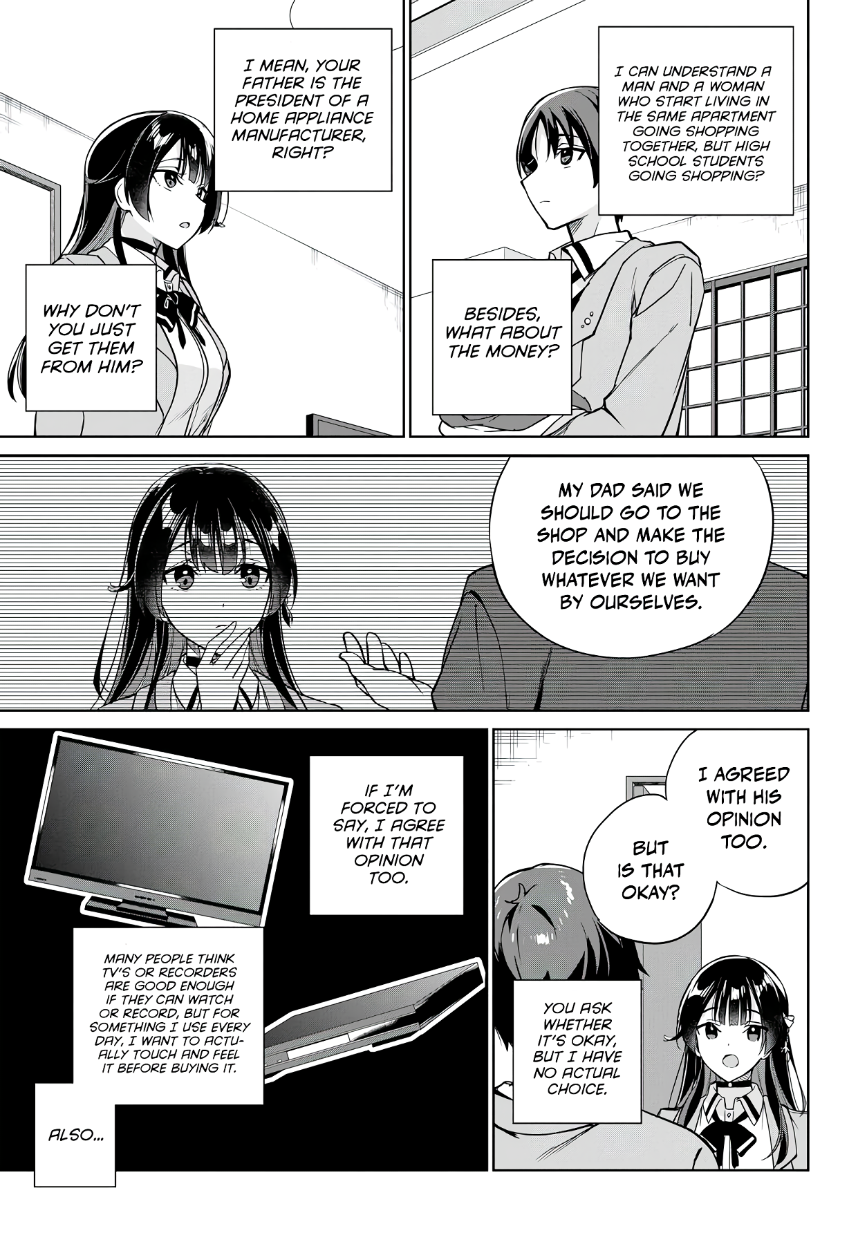 I’m Gonna Live with You Not Because My Parents Left Me Their Debt But Because I Like You Chapter 6 - Page 12