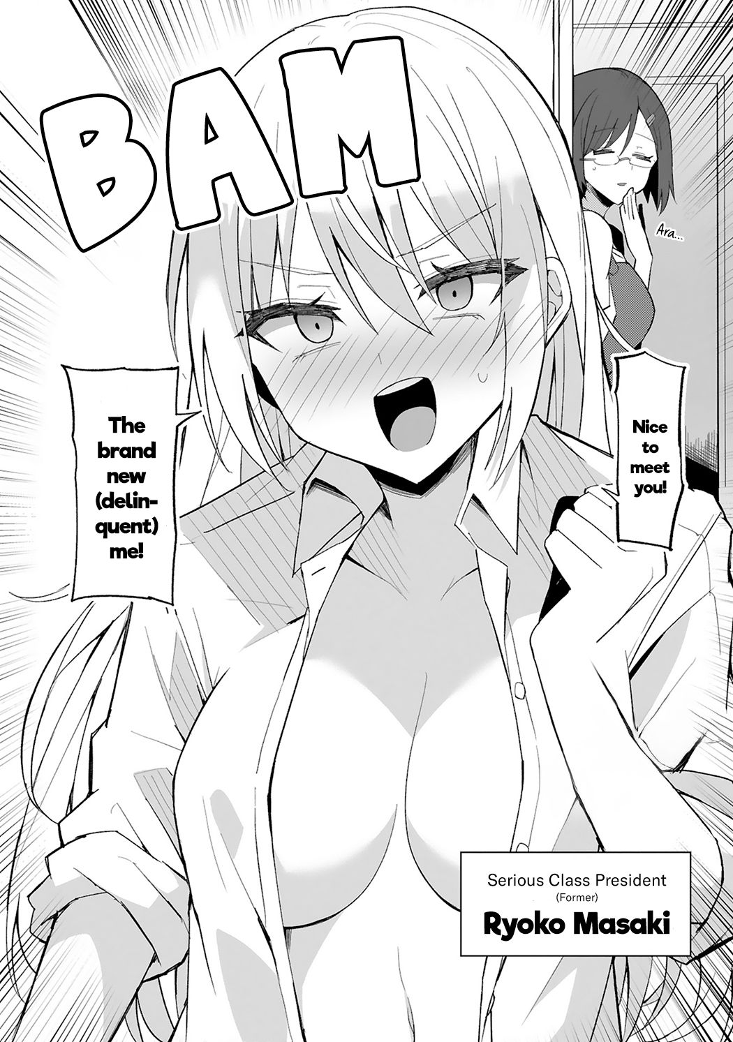 I’m the Class President, but I Fell in Love and Became a Bad Girl! Chapter 1 - Page 2