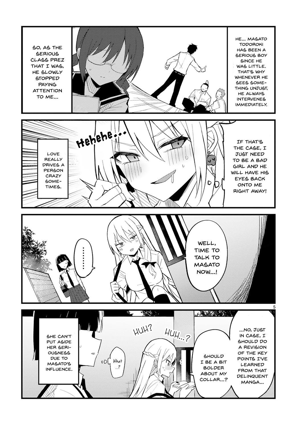 I’m the Class President, but I Fell in Love and Became a Bad Girl! Chapter 1 - Page 5
