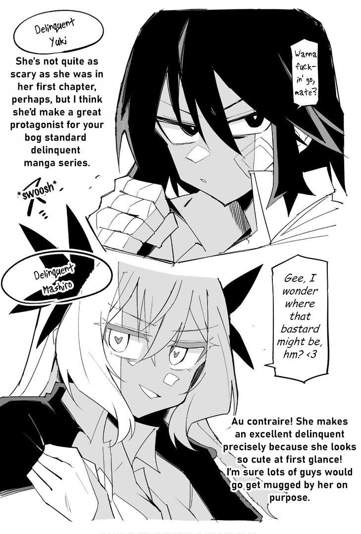 I’m the Class President, but I Fell in Love and Became a Bad Girl! Chapter 12.5 - Page 7