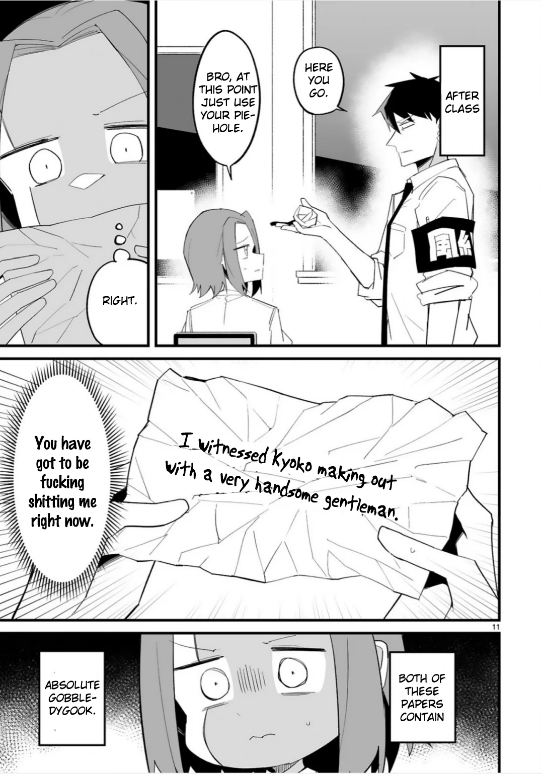 I’m the Class President, but I Fell in Love and Became a Bad Girl! Chapter 17 - Page 11