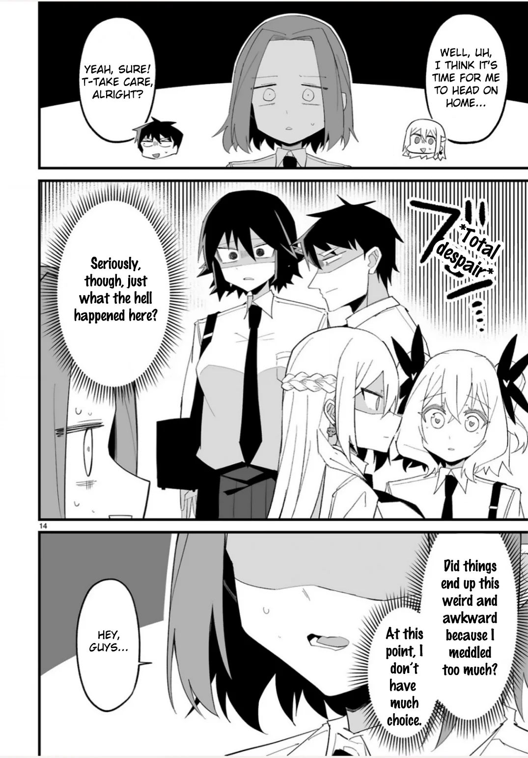 I’m the Class President, but I Fell in Love and Became a Bad Girl! Chapter 17 - Page 14