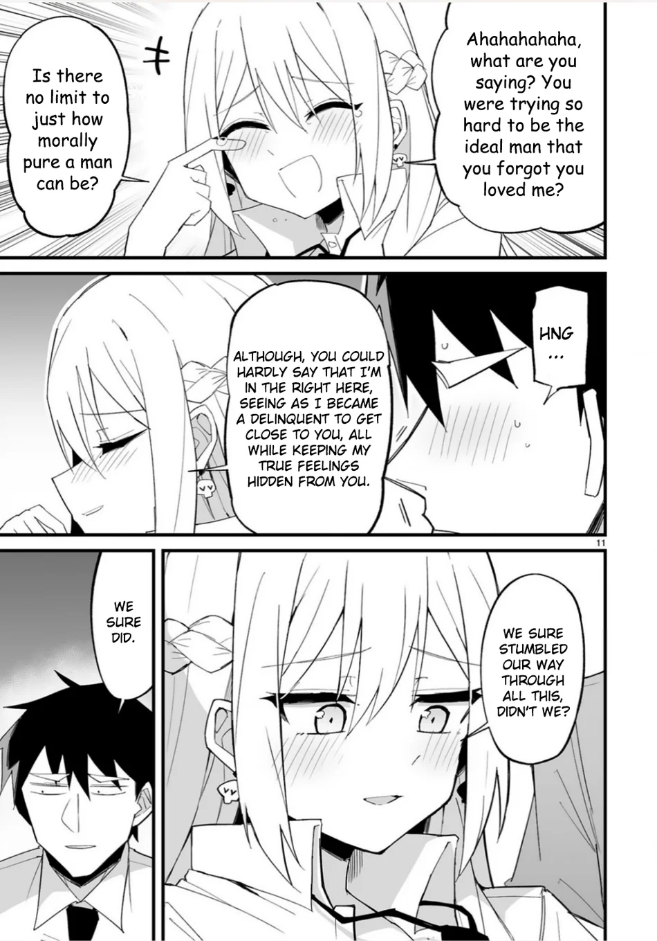 I’m the Class President, but I Fell in Love and Became a Bad Girl! Chapter 18 - Page 11