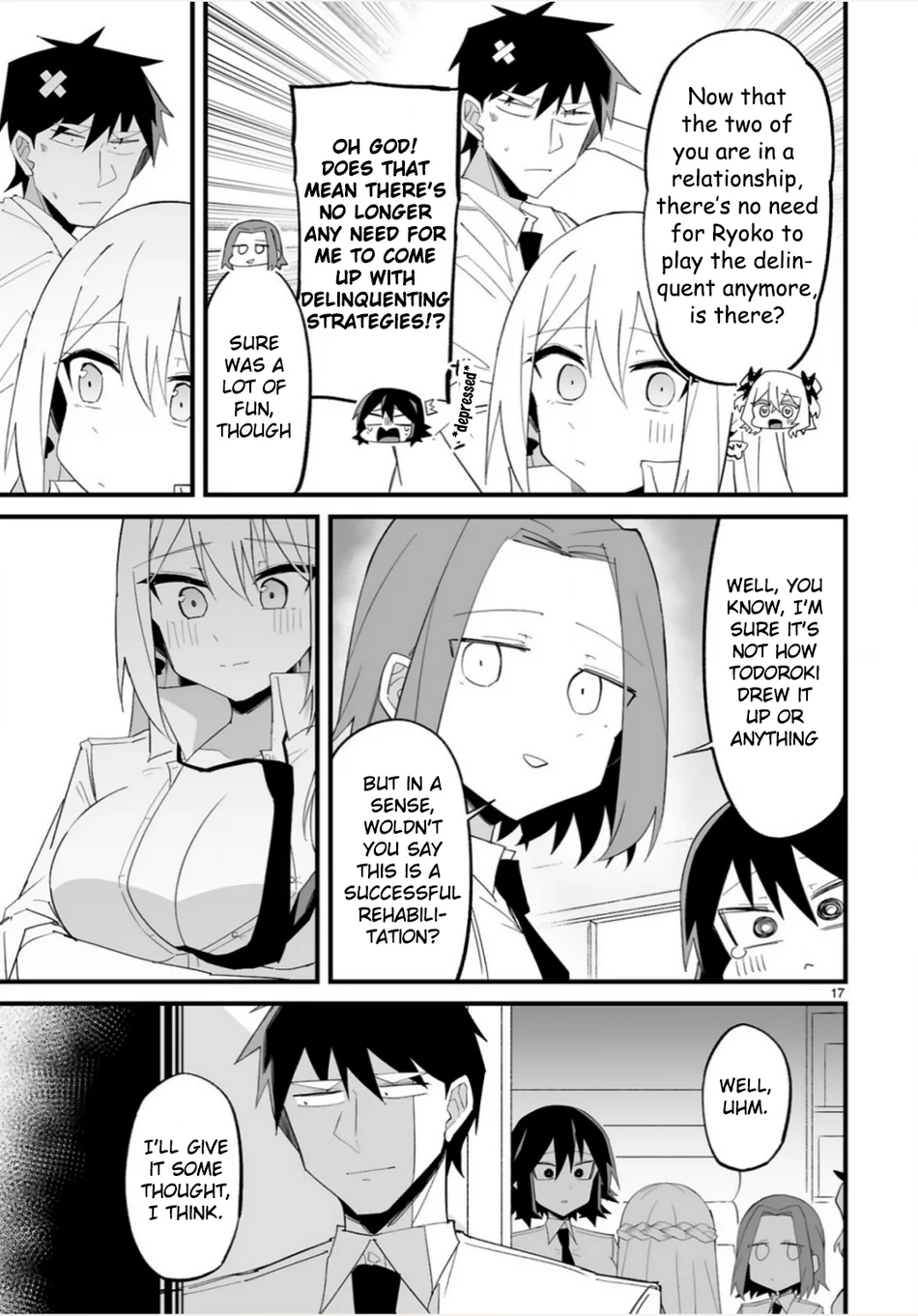 I’m the Class President, but I Fell in Love and Became a Bad Girl! Chapter 18 - Page 17