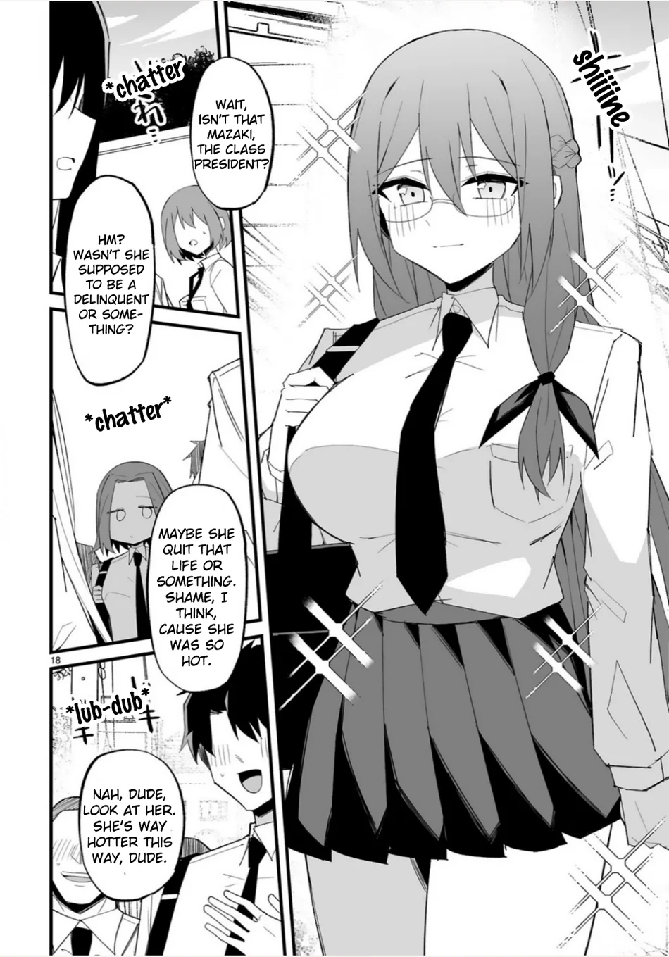 I’m the Class President, but I Fell in Love and Became a Bad Girl! Chapter 18 - Page 18