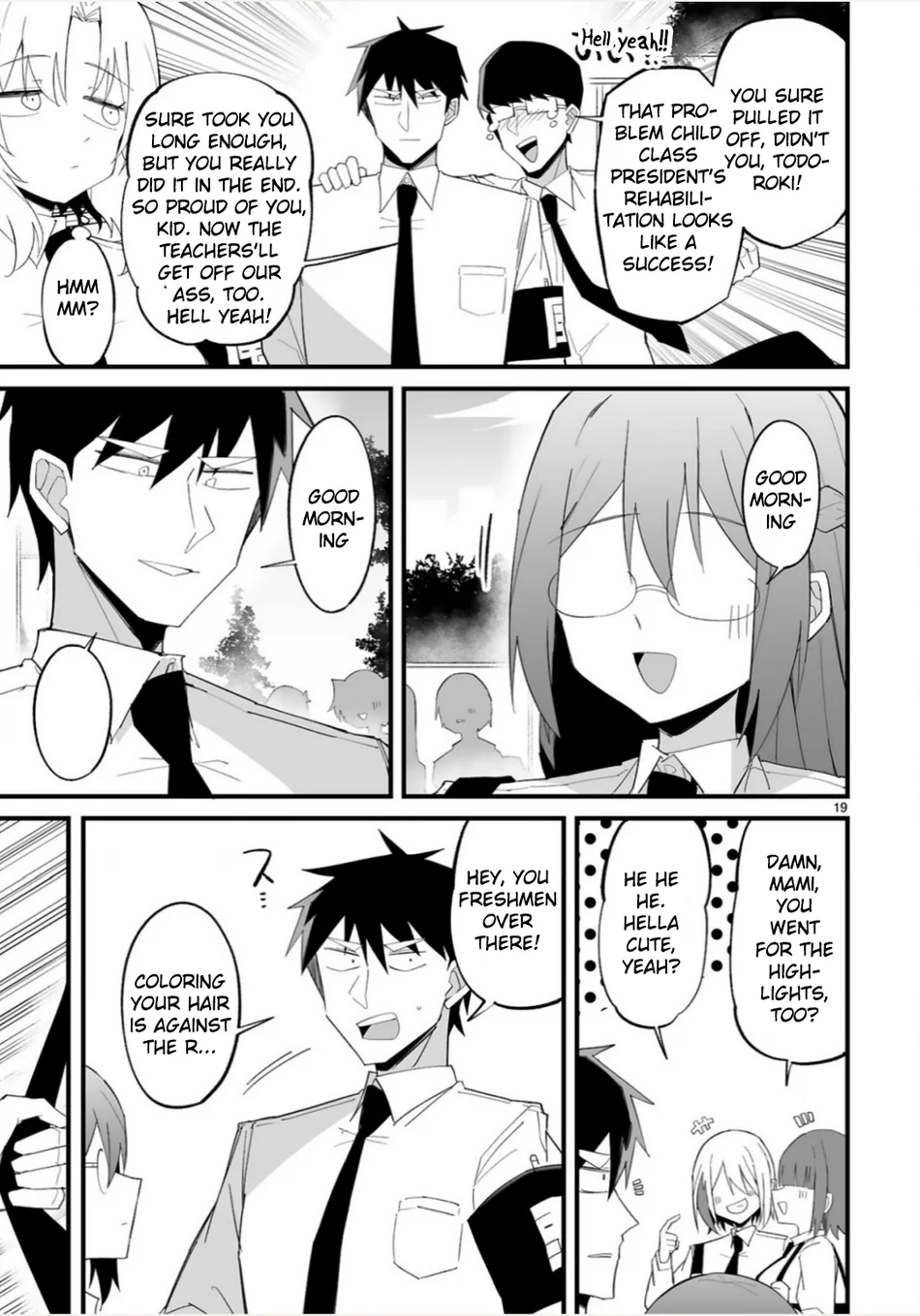 I’m the Class President, but I Fell in Love and Became a Bad Girl! Chapter 18 - Page 19