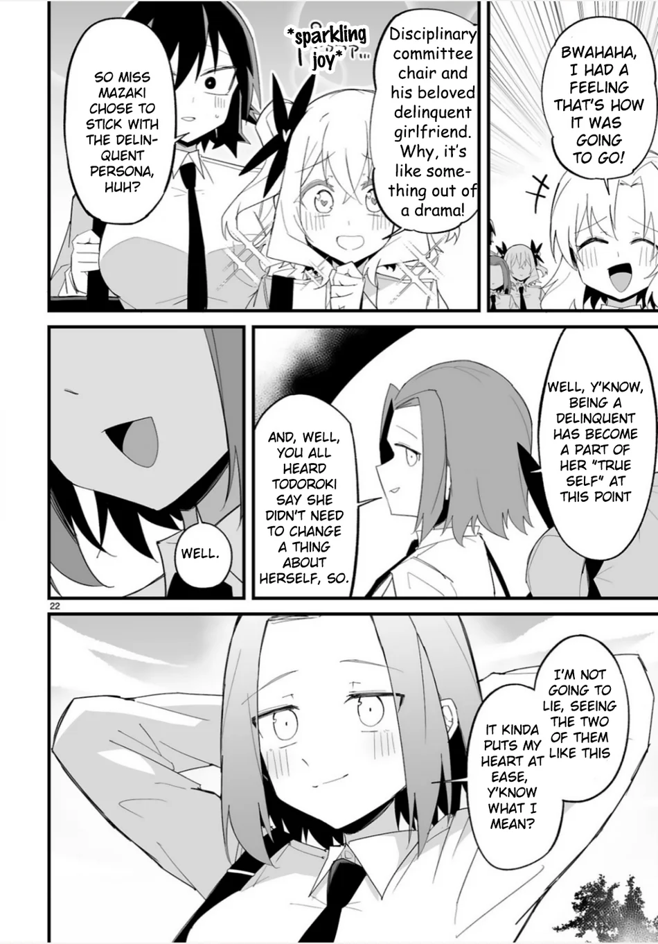 I’m the Class President, but I Fell in Love and Became a Bad Girl! Chapter 18 - Page 22