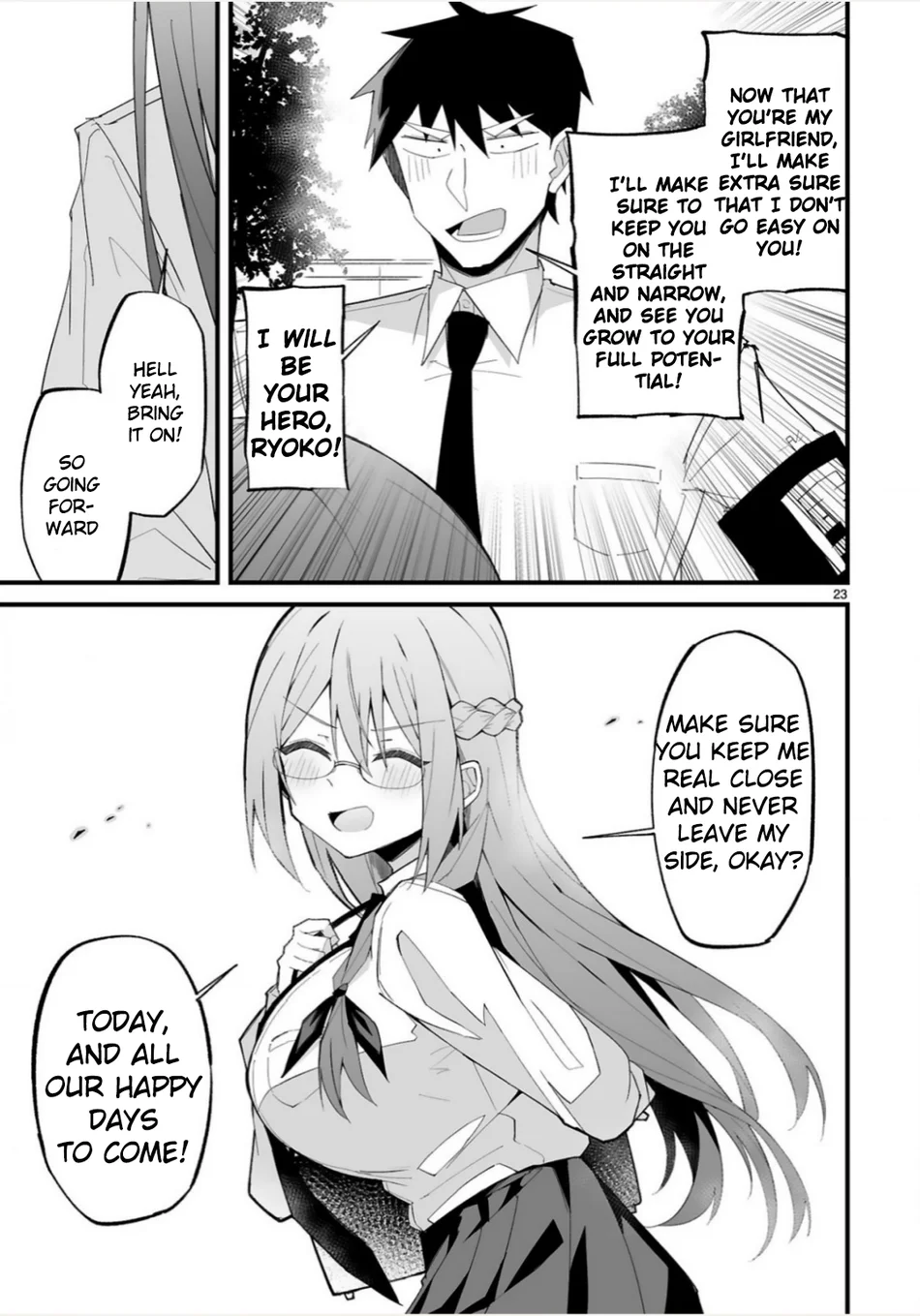 I’m the Class President, but I Fell in Love and Became a Bad Girl! Chapter 18 - Page 23