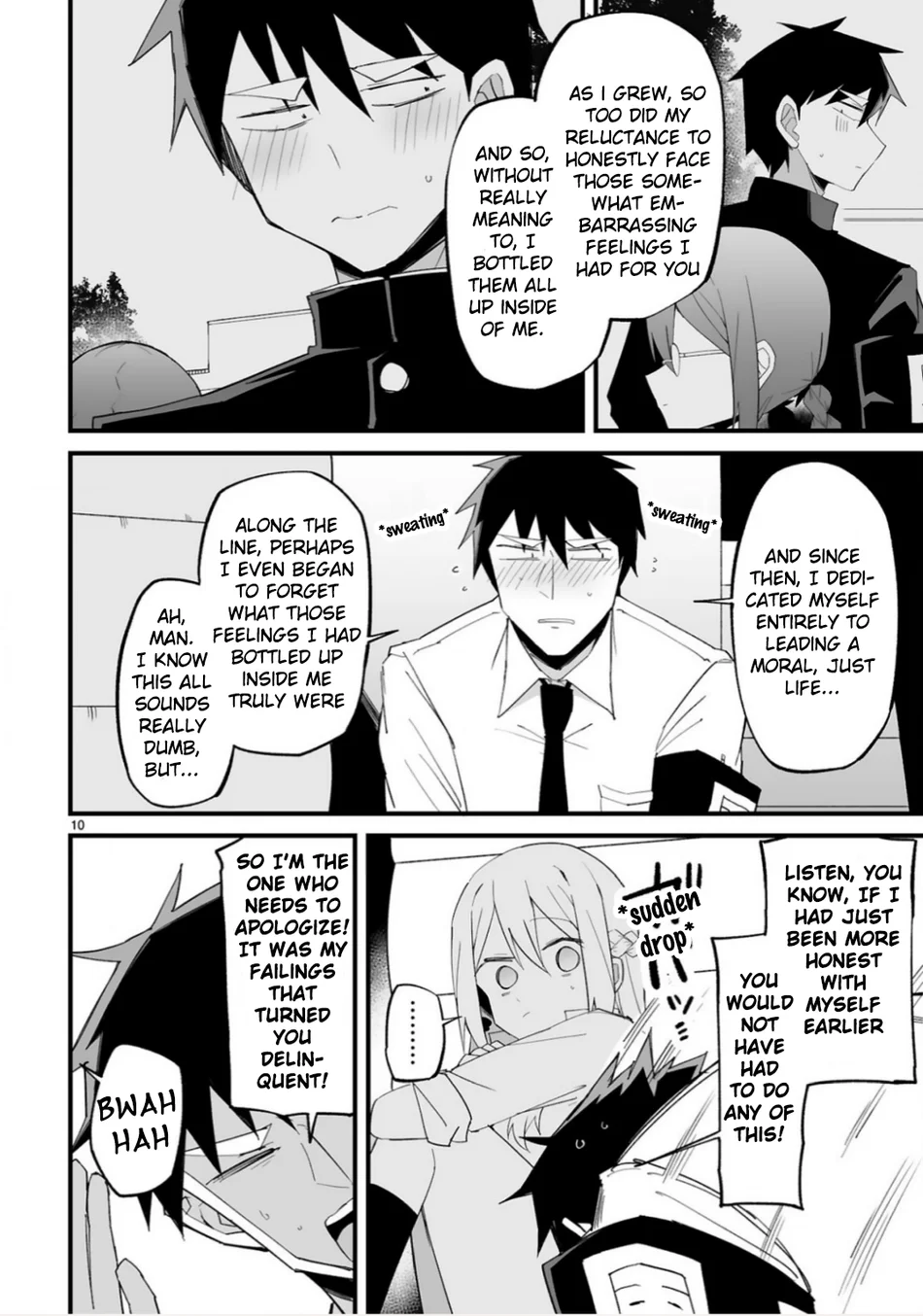I’m the Class President, but I Fell in Love and Became a Bad Girl! Chapter 18 - Page 10