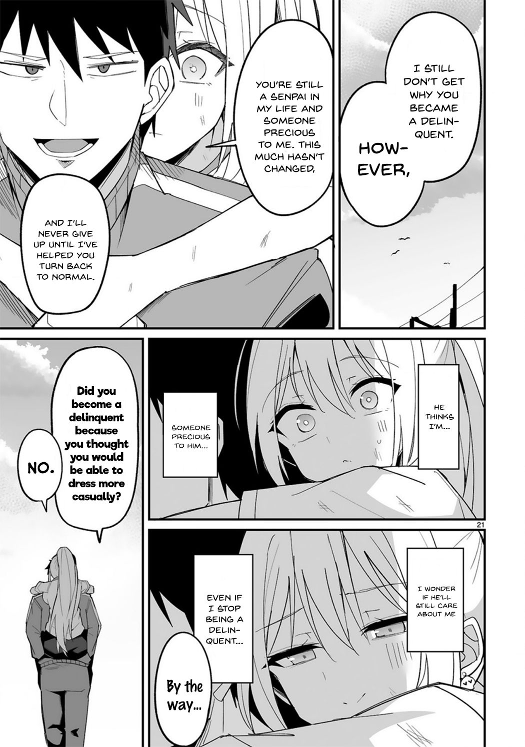 I’m the Class President, but I Fell in Love and Became a Bad Girl! Chapter 2 - Page 21
