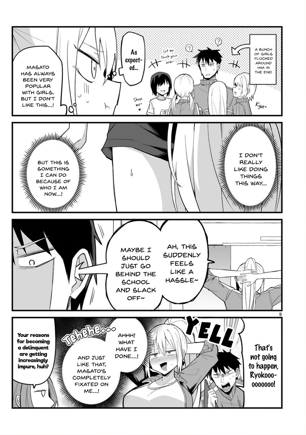 I’m the Class President, but I Fell in Love and Became a Bad Girl! Chapter 2 - Page 9