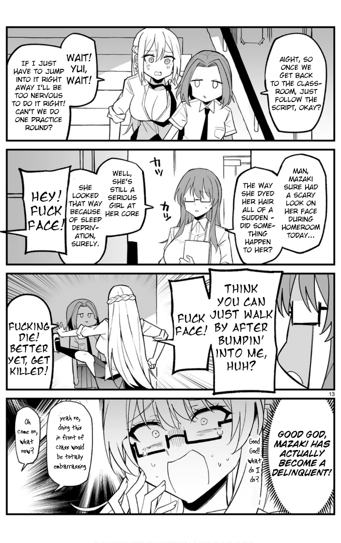 I’m the Class President, but I Fell in Love and Became a Bad Girl! Chapter 3 - Page 13