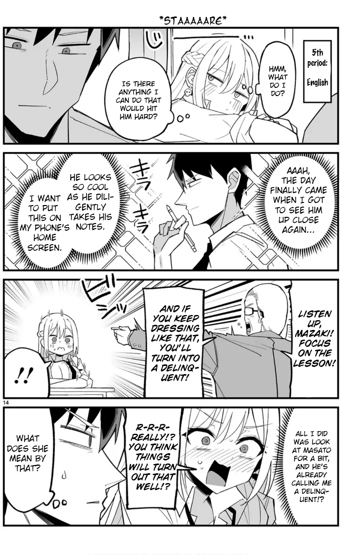 I’m the Class President, but I Fell in Love and Became a Bad Girl! Chapter 3 - Page 14