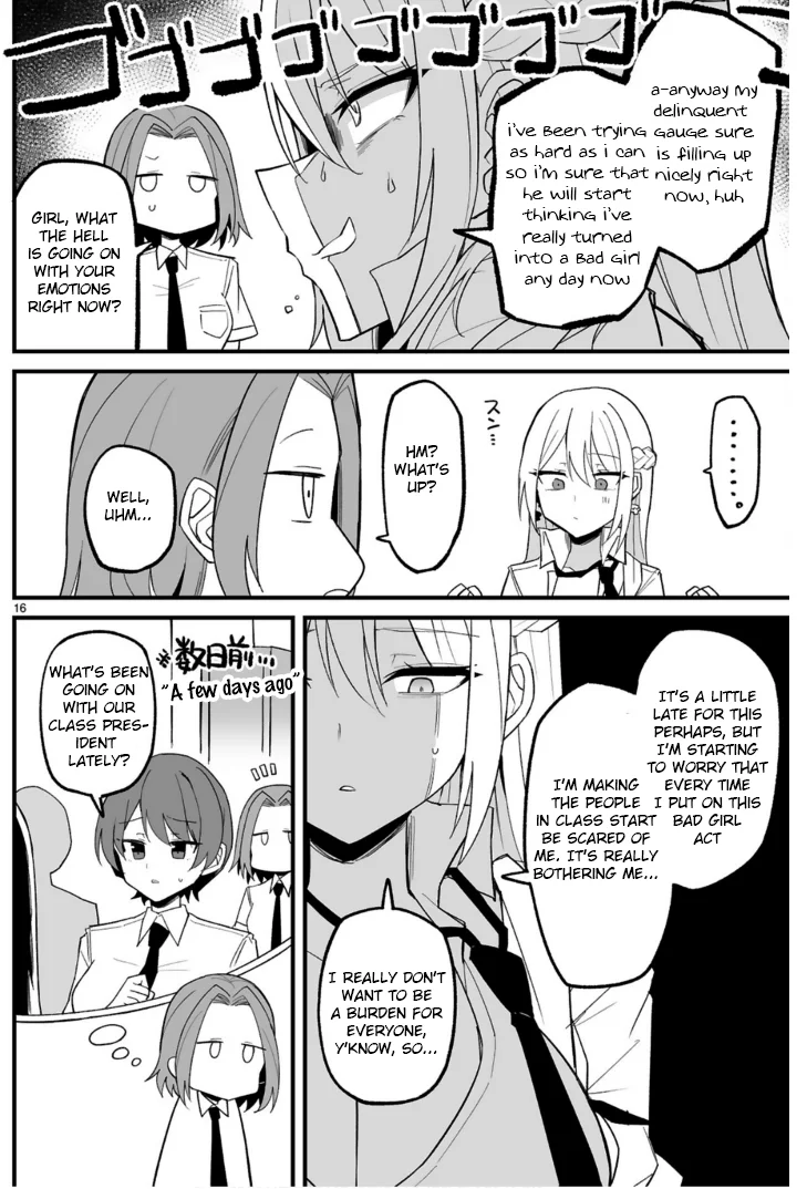 I’m the Class President, but I Fell in Love and Became a Bad Girl! Chapter 3 - Page 16