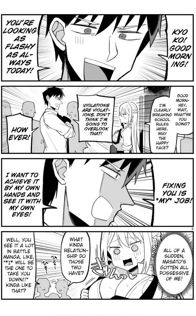 I’m the Class President, but I Fell in Love and Became a Bad Girl! Chapter 3 - Page 3