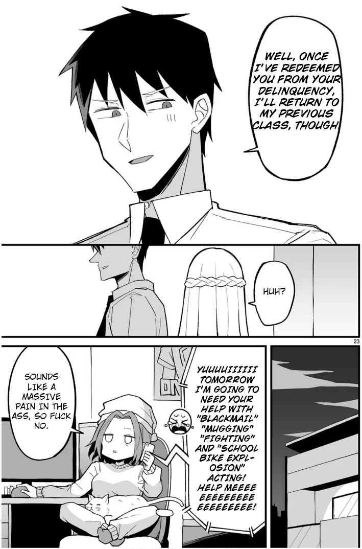 I’m the Class President, but I Fell in Love and Became a Bad Girl! Chapter 3 - Page 23